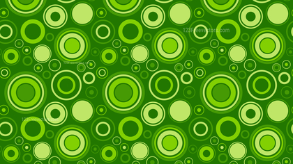 Green Circle Background Pattern Vector