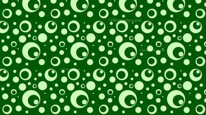 Green Seamless Geometric Circle Pattern Vector Image