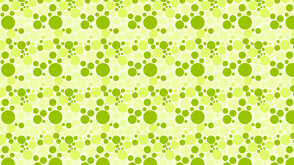 Light Green Random Circles Dots Pattern Background