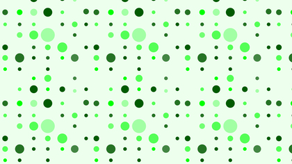 Light Green Seamless Random Scattered Dots Pattern
