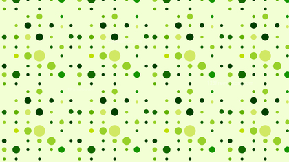 Light Green Random Circles Dots Pattern Illustration