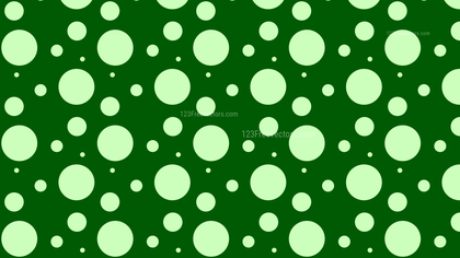 Green Random Dots pattern Vector Illustration