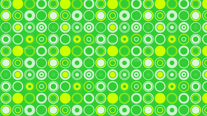 Green Seamless Geometric Circle Background Pattern