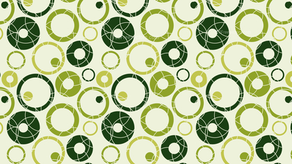 Green Seamless Circle Pattern Background Vector Image