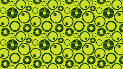 Green Seamless Geometric Circle Background Pattern Vector Art