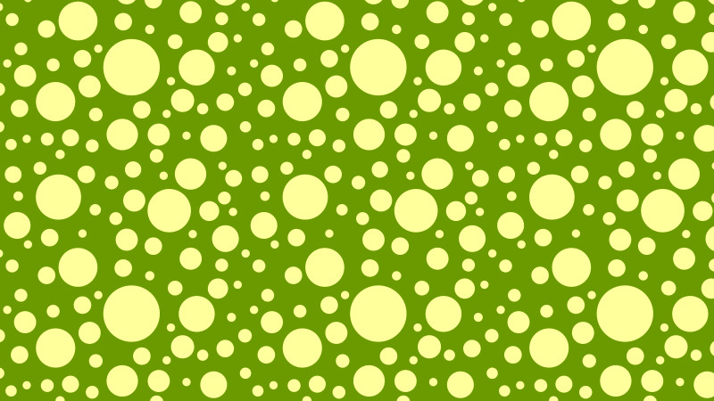 Green Seamless Random Scattered Dots Pattern Design