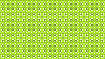 Green Seamless Circle Pattern Vector