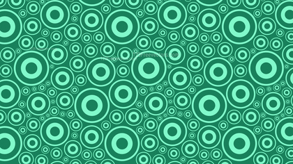 Mint Green Circle Pattern