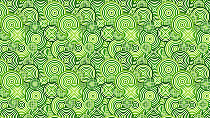 Green Overlapping Concentric Circles Background Pattern Illustration