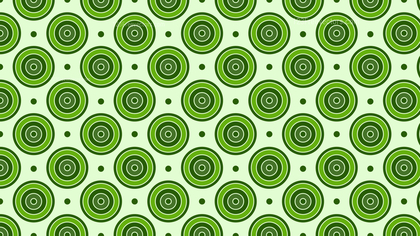 Green Concentric Circles Background Pattern Graphic
