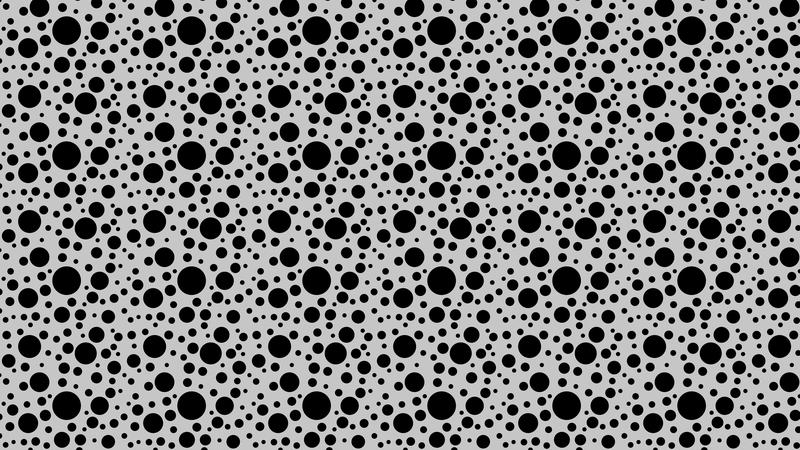 Black and Grey Seamless Scattered Dots Pattern