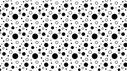 Black and White Random Dots pattern