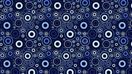 Navy Blue Circle Pattern