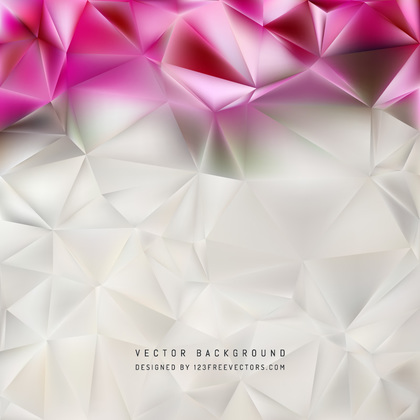 Pink Gray Polygon Triangle Pattern Background