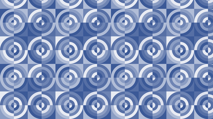 Blue Quarter Circles Pattern