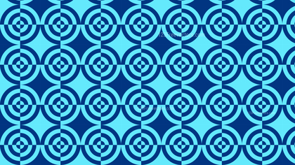 Blue Quarter Circles Pattern Background