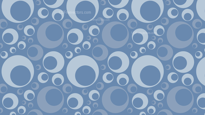 Light Blue Retro Circles Pattern Vector Art