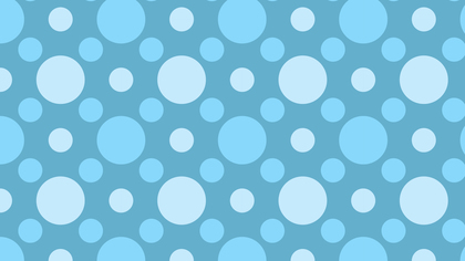 Light Blue Seamless Circle Pattern Background Vector Illustration