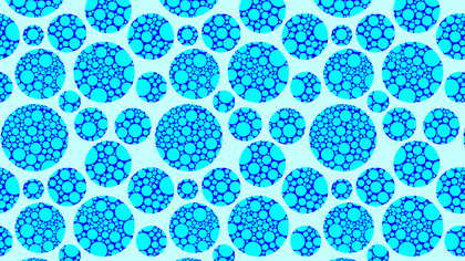 Turquoise Seamless Dotted Circles Pattern