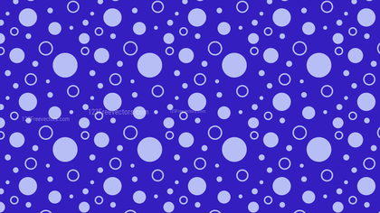 Royal Blue Geometric Circle Pattern
