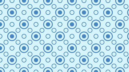Light Blue Seamless Circle Background Pattern Illustrator