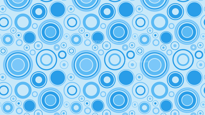 Light Blue Random Circles Pattern Design