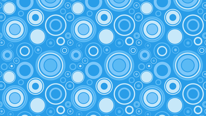 Blue Random Circles Background Pattern Vector Graphic
