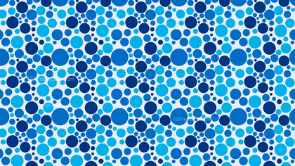 Blue Seamless Random Dots pattern