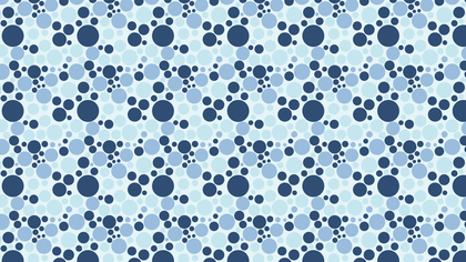 Blue Seamless Random Scattered Dots Pattern