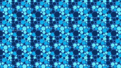 Blue Random Circles Dots Pattern Vector Art