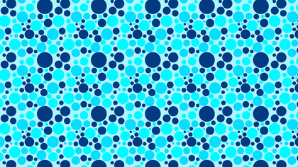 Turquoise Random Circles Dots Pattern Background Graphic