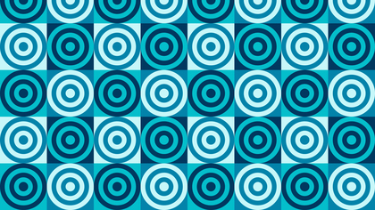 Blue Concentric Circles Background Pattern Vector Graphic