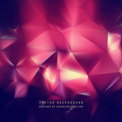 Abstract Dark Pink Polygon Triangle Background