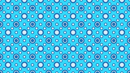Blue Seamless Geometric Circle Pattern