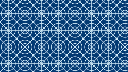 Blue Geometric Circle Background Pattern Illustration