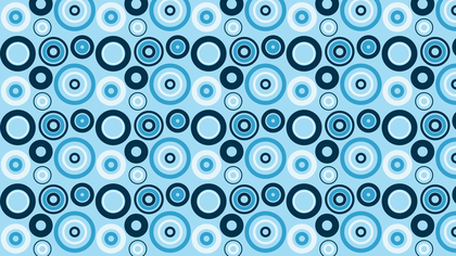 Blue Circle Pattern Background