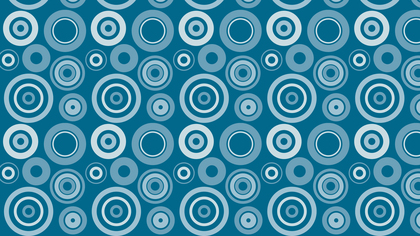 Blue Circle Background Pattern