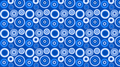 Blue Geometric Circle Background Pattern