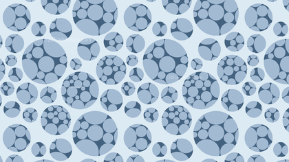 Light Blue Seamless Dotted Circles Pattern Design