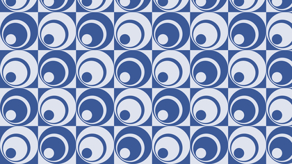 Light Blue Seamless Geometric Circle Background Pattern