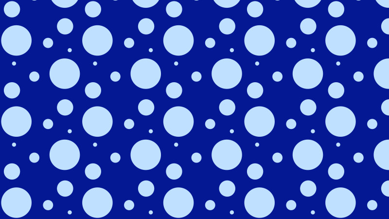 Royal Blue Seamless Scattered Dots Pattern Vector Art
