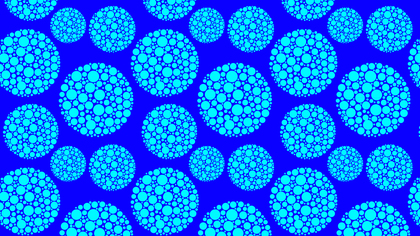 Blue Seamless Dotted Circles Pattern Background Image