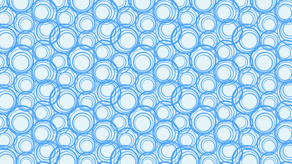 Light Blue Seamless Geometric Circle Pattern