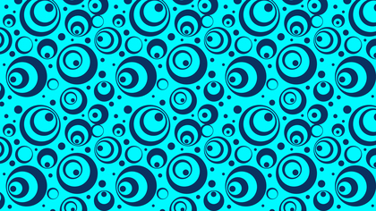 Turquoise Seamless Circle Pattern Background