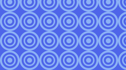 Cobalt Blue Concentric Circles Background Pattern