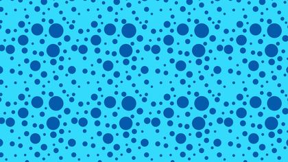 Blue Random Circles Dots Pattern Image