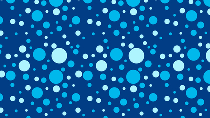 Blue Random Circles Dots Pattern Background Vector Graphic