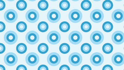 Light Blue Seamless Circle Pattern