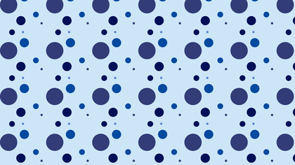 Blue Random Circles Dots Background Pattern Vector Image
