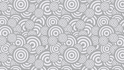 Light Grey Overlapping Concentric Circles Pattern Background